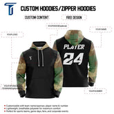 Custom Army Loose-Fit Pullover Hoodie Sweatshirt